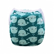 NEW! Alva Baby Swim Nappy: Junior: Whales Teal