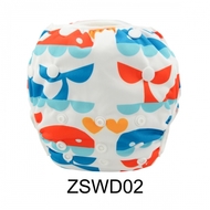 NEW! Alva Baby Swim Nappy: Junior: Colourful Whales