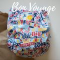 30% OFF! Buttons Newborn Wrap: Bon Voyage