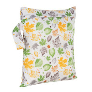 Baba+Boo Reusable Nappy Bag Small: Leaves