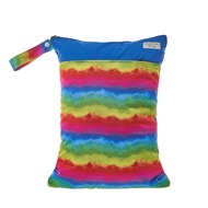 Bells Bumz Wet Bag Medium: Rainbow Ripples