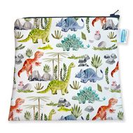 NEW! Thirsties XL Sandwich Bag: Dino-rawr