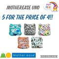 5 FOR THE PRICE OF 4! Motherease Uno Onesize All-in-one