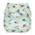 40% OFF! Baba+Boo Onesize Pocket Nappy: Surfing Dogs