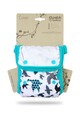 Petit Lulu Minimal EC Nappy: Turquoise Birds