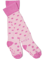Rock-a-Thigh Baby Socks: Pink Polka